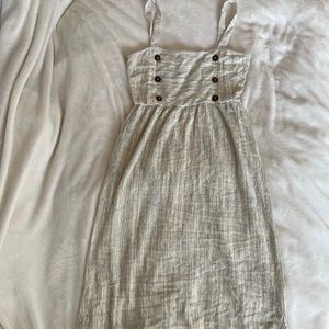 Caution To The Wind Tea-length Dress